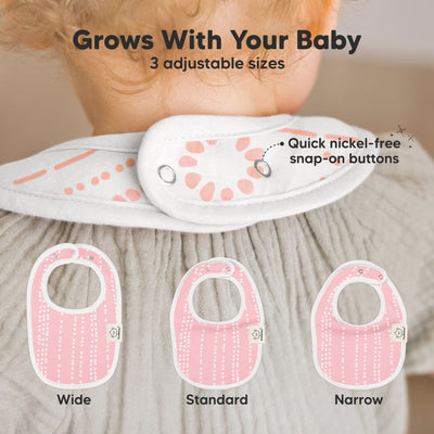 Kit Babador Keababies Urban Drool 08 Unidades 0-24M Sweet Charm