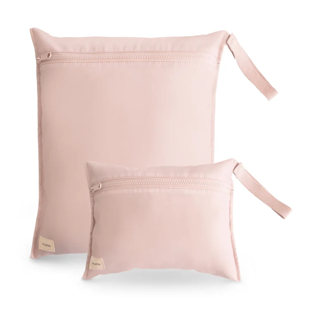Mushie Water Resistant Wet Bag Blush