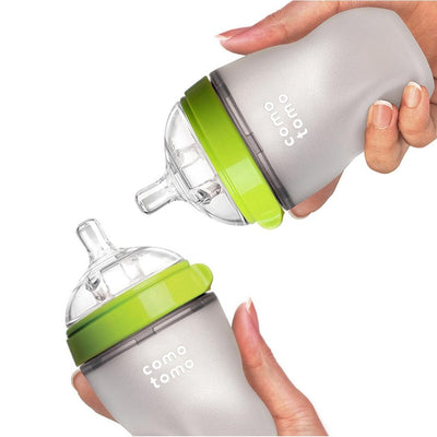 Kit Mamadeira Comotomo 2 Peças Verde 250ML - Comotomo Babytunes