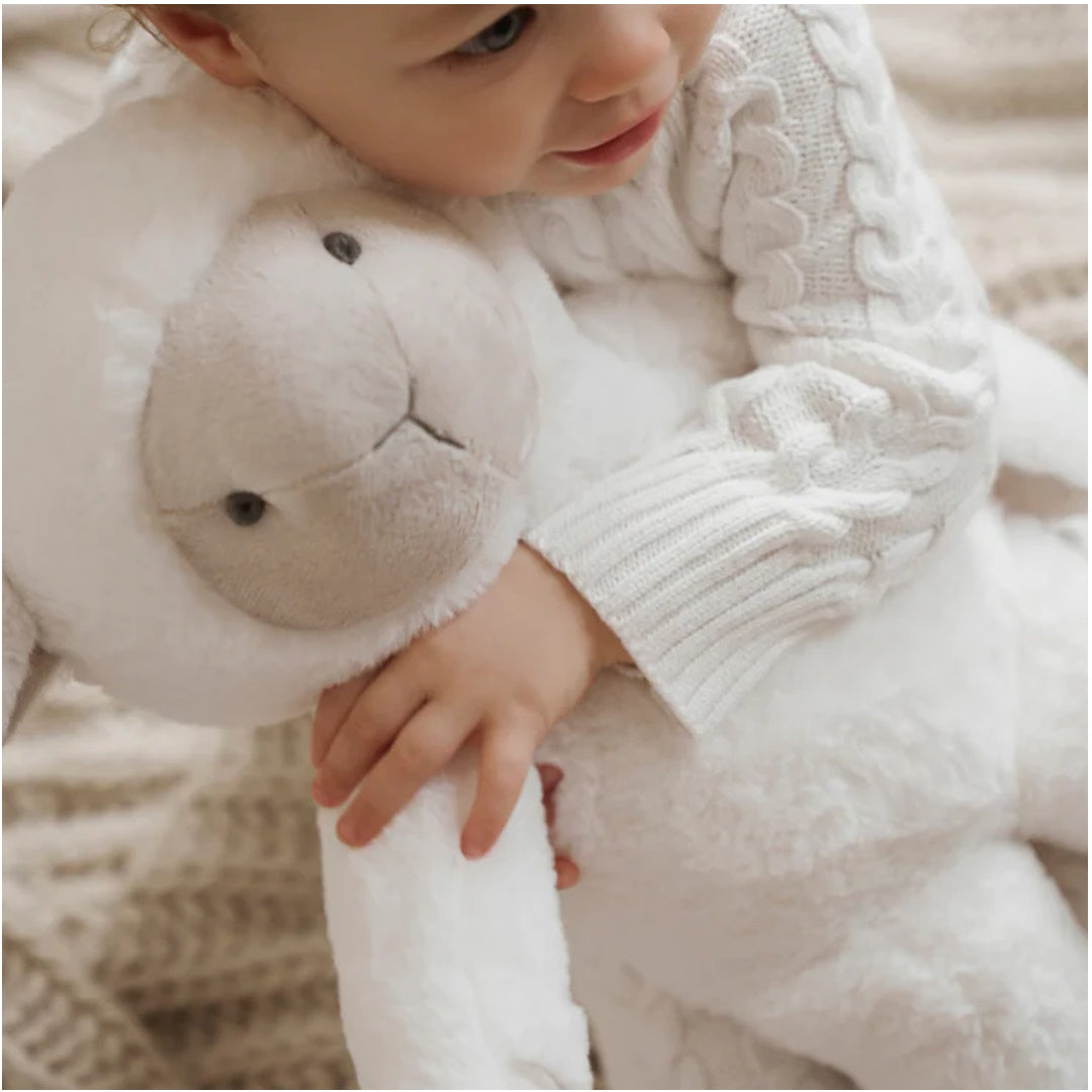 Brinquedo de Pelúcia Huggie para Dormir com Cobertor
