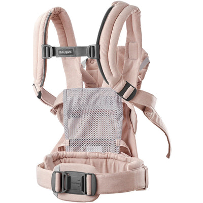 Canguru BabyBjörn Harmony Woven Mélange Light Pink