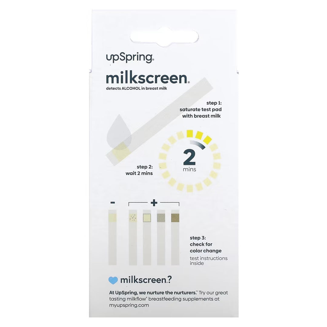 Milkscreen Teste de Presença De Álcool No Leite Materno 30 Tiras