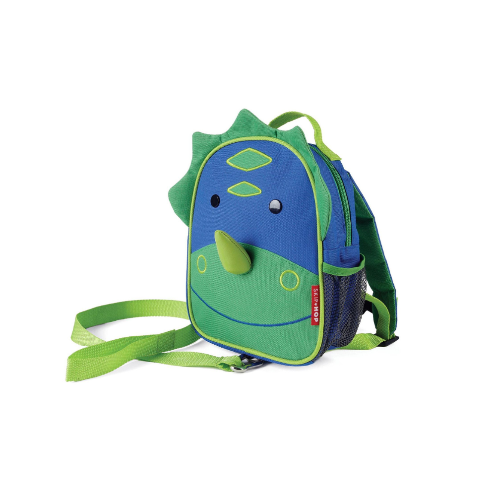 Skip Hop Zoo Mini Backpack With Safety Harness Dino - Luna Baby Store Miami