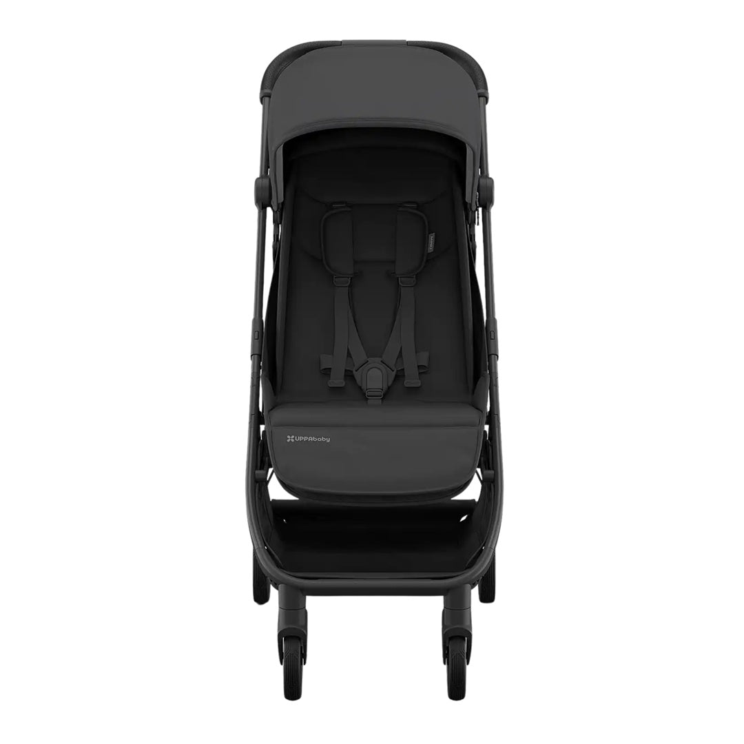 Carrinho Compacto UPPAbaby Minu V3 - Jake (Carvão / Quadro de Carbono / Couro Preto)