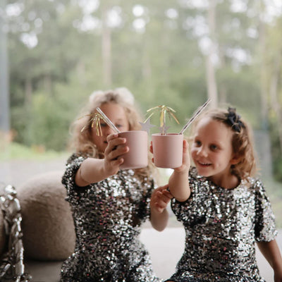 Kit De Copos Infantil Mushie Blush