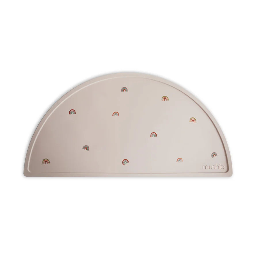 Mushie Silicone Placemat Rainbow