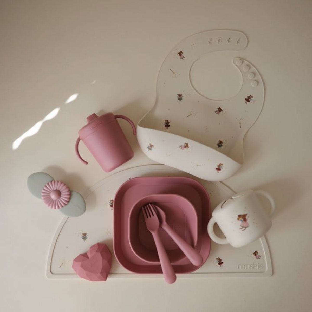 Porta Snack Infantil Mushie Fairy Mice