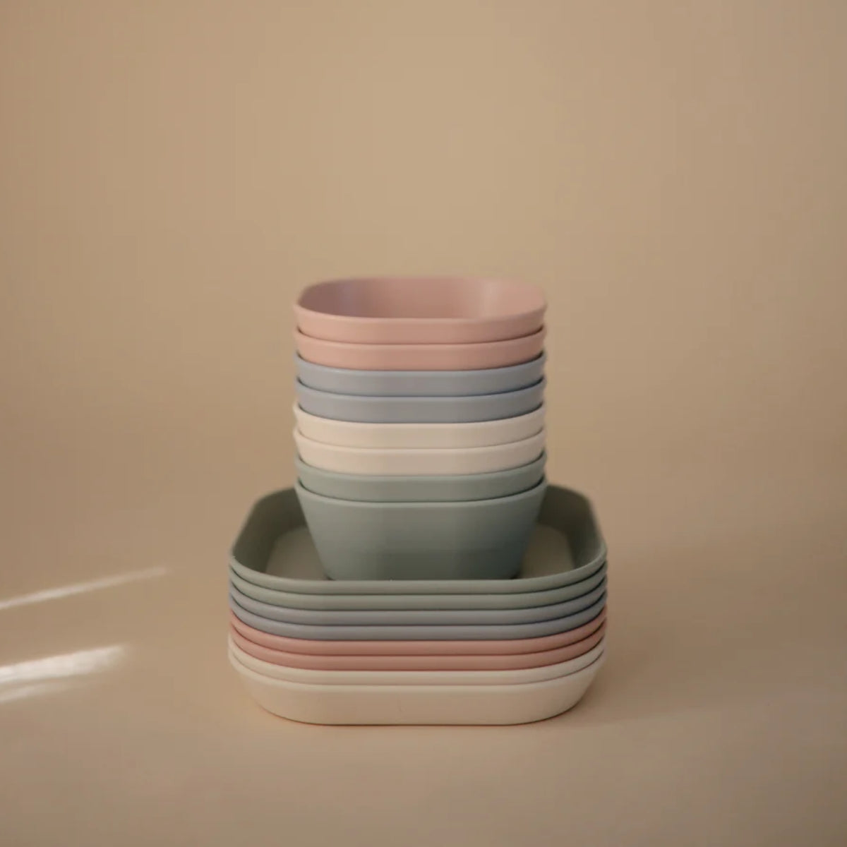 Kit de Pratos Infantil Mushie Sage