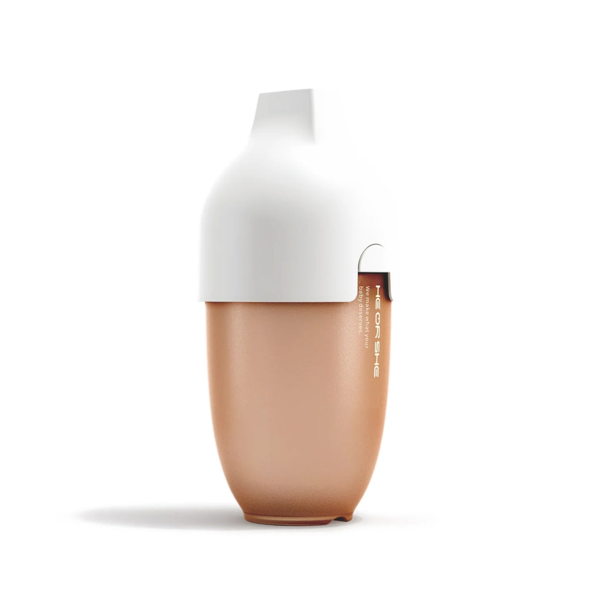 HEORSHE Ultra Wide Neck Baby Bottle 8 OZ - White