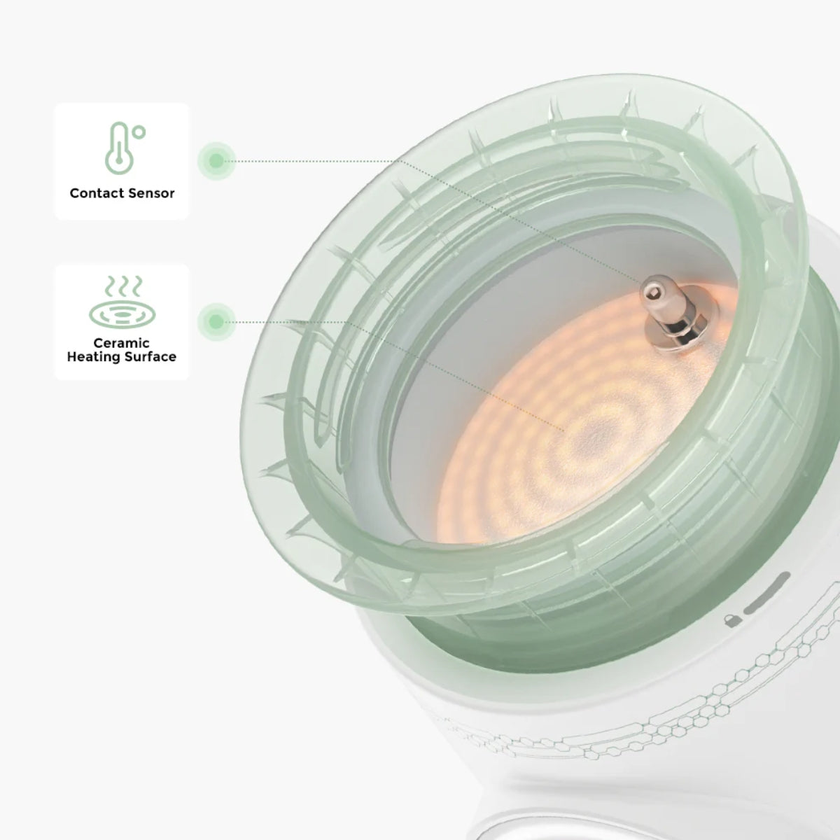 Momcozy - Cordless Portable Baby Bottle Warmer for Travel