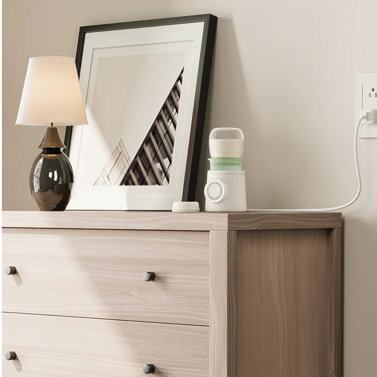 Momcozy - Cordless Portable Baby Bottle Warmer for Travel