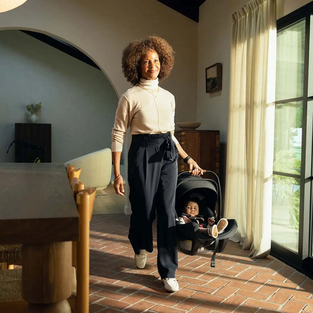 Bebê Conforto Nuna Pipa Aire + Pipa Series Base Caviar