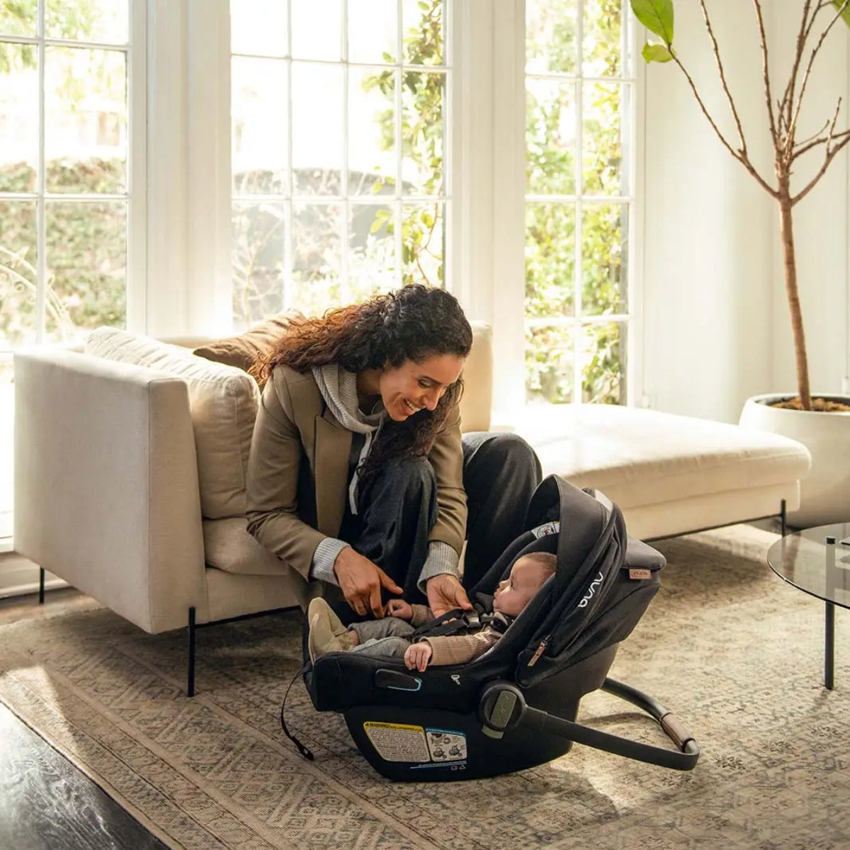 Bebê Conforto Nuna Pipa Aire Rx + Base Pipa Relx - Granite