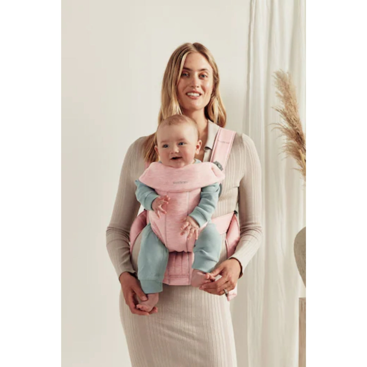 Canguru BabyBjörn Mini 3D Jersey Light Pink