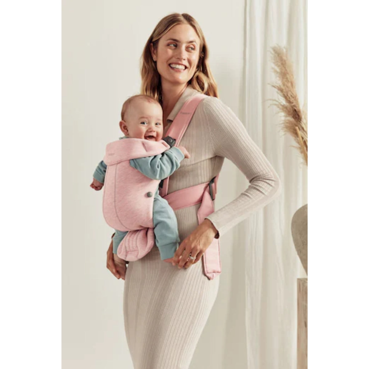 Canguru BabyBjörn Mini 3D Jersey Light Pink