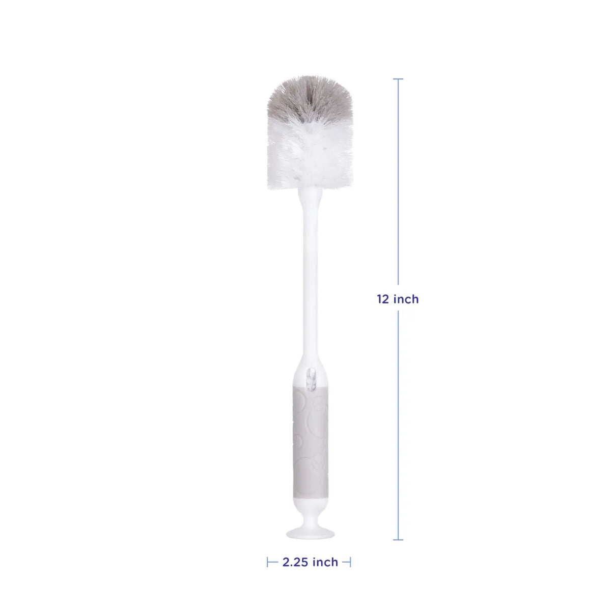 Ubbi Gray Baby Bottle Brush
