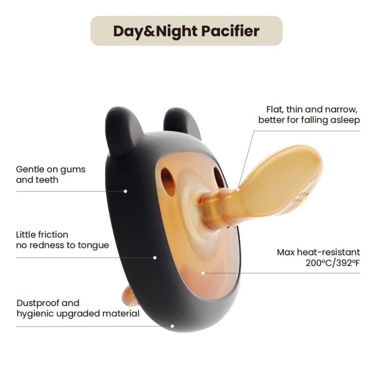 HEORSHE Day & Night Pacifier