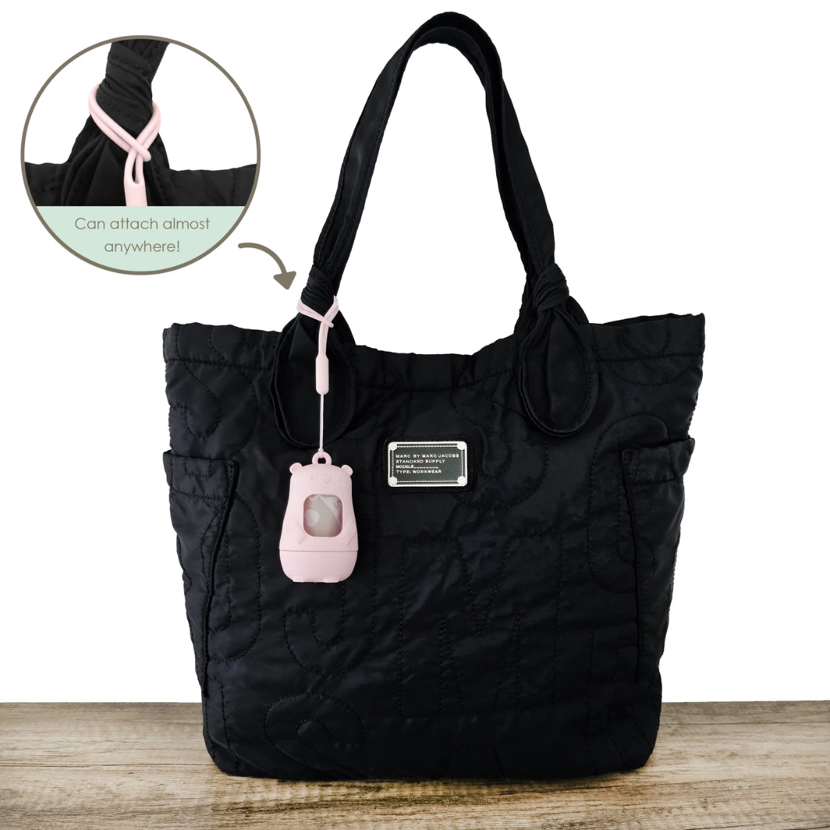 Saco de fraldas Descartáveis Moodie Teddy Bear Rosie Pink