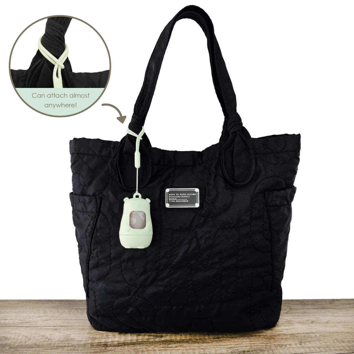 Saco de fraldas Descartáveis Moodie Teddy Bear SAGE GREEN