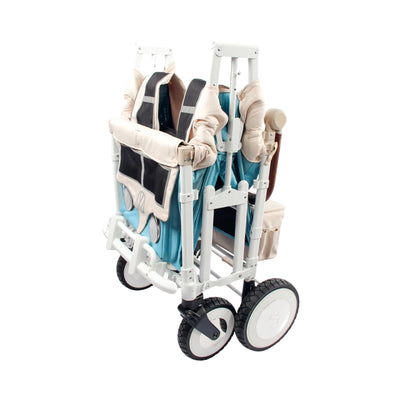 Wonderfold VW4 Edition Quad Stroller in Bondi Blue