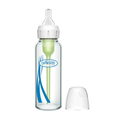Dr. Brown's - 8Oz Options+ Glass Narrow Baby Bottle, 1Pk