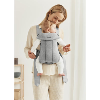 BabyBjörn Baby Carrier Mini 3D Jersey - Light gray