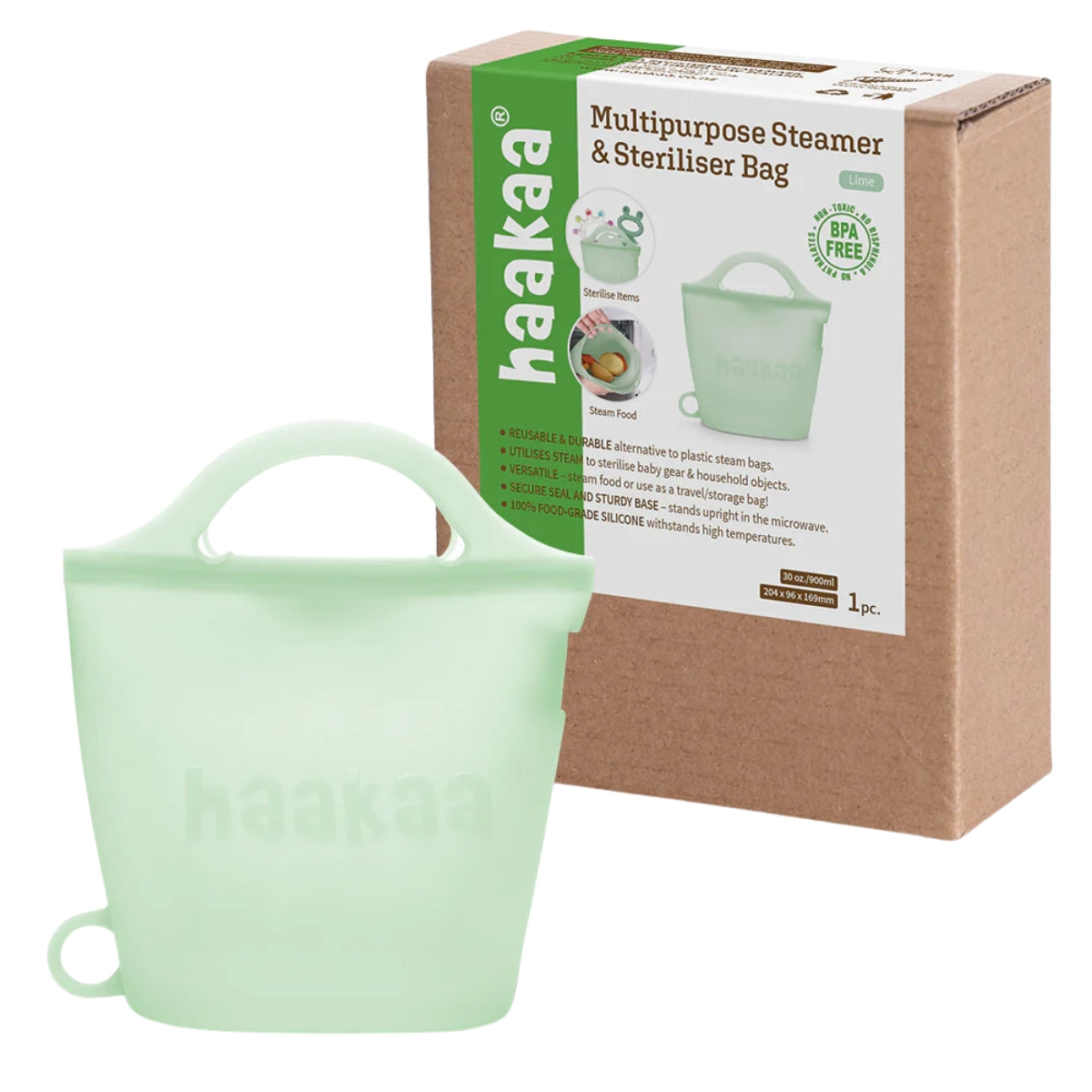 Saco de Vaporizador e Esterilizador Multiuso Haakaa