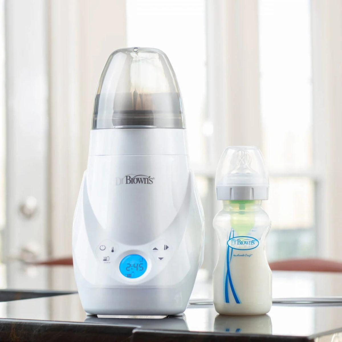 Aquecedor e esterilizador de mamadeiras Dr. Brown's Deluxe - Branco