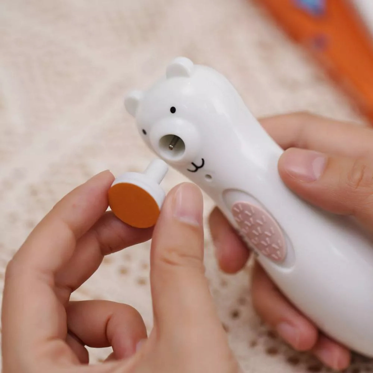 Conjunto de cortador de unhas recarregável Haakaa Happii Bear