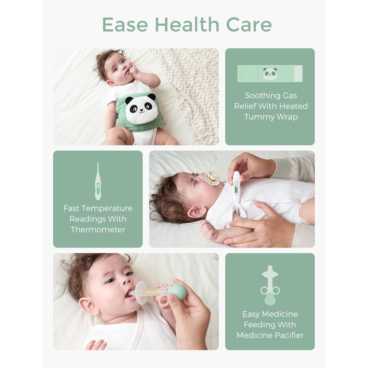 Kit de cuidados para bebês Momcozy All-in-1 Elite - 4 peças