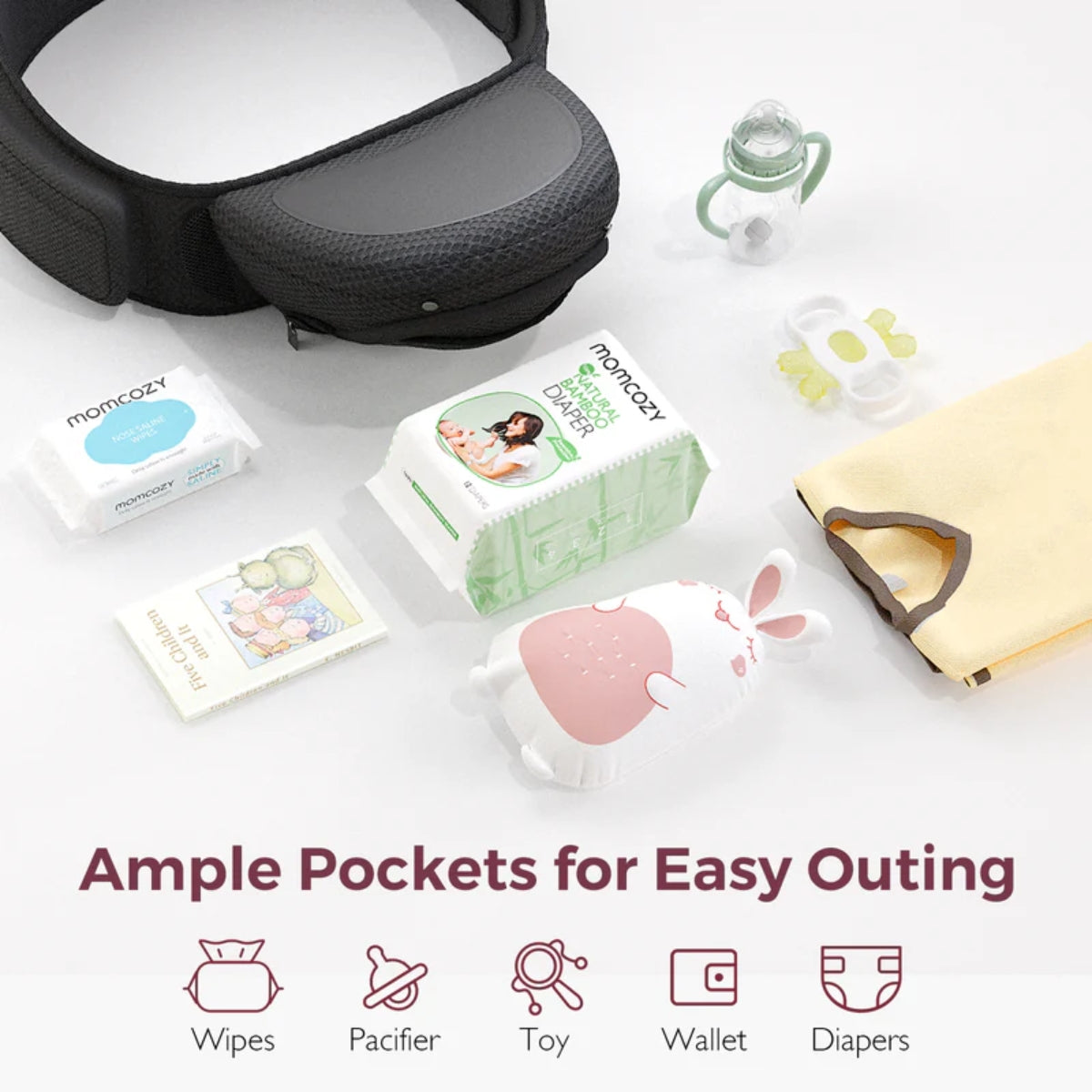 Momcozy Move2Fit Transportador de Assento de Quadril