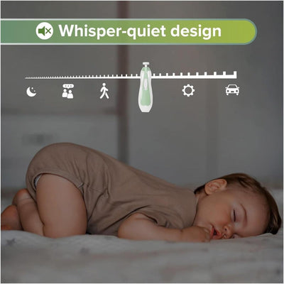 Lixa De Unha Elétrica Para Bebês Haakaa Verde