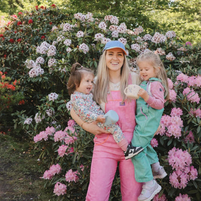 Porta Snack Infantil Mushie Lilac Flowers