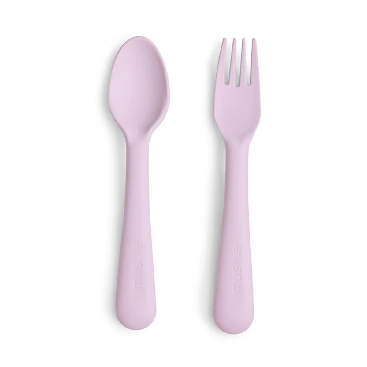 Kit de Talheres Infantil Mushie Soft Lilac