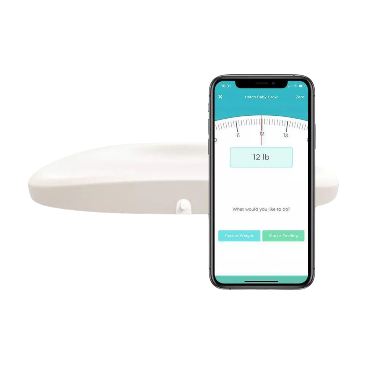 Hatch Baby Grow Smart Changing Pad and Scale White