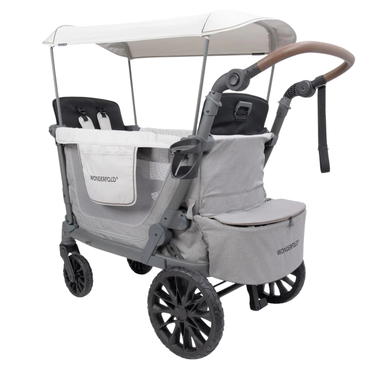 Carrinho de bebê WonderFold L2 Double (2 lugares) - Cinza