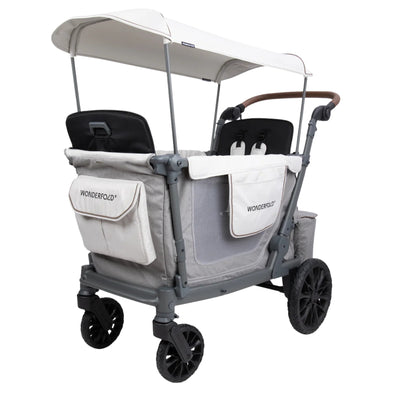 Carrinho de bebê WonderFold L2 Double (2 lugares) - Cinza