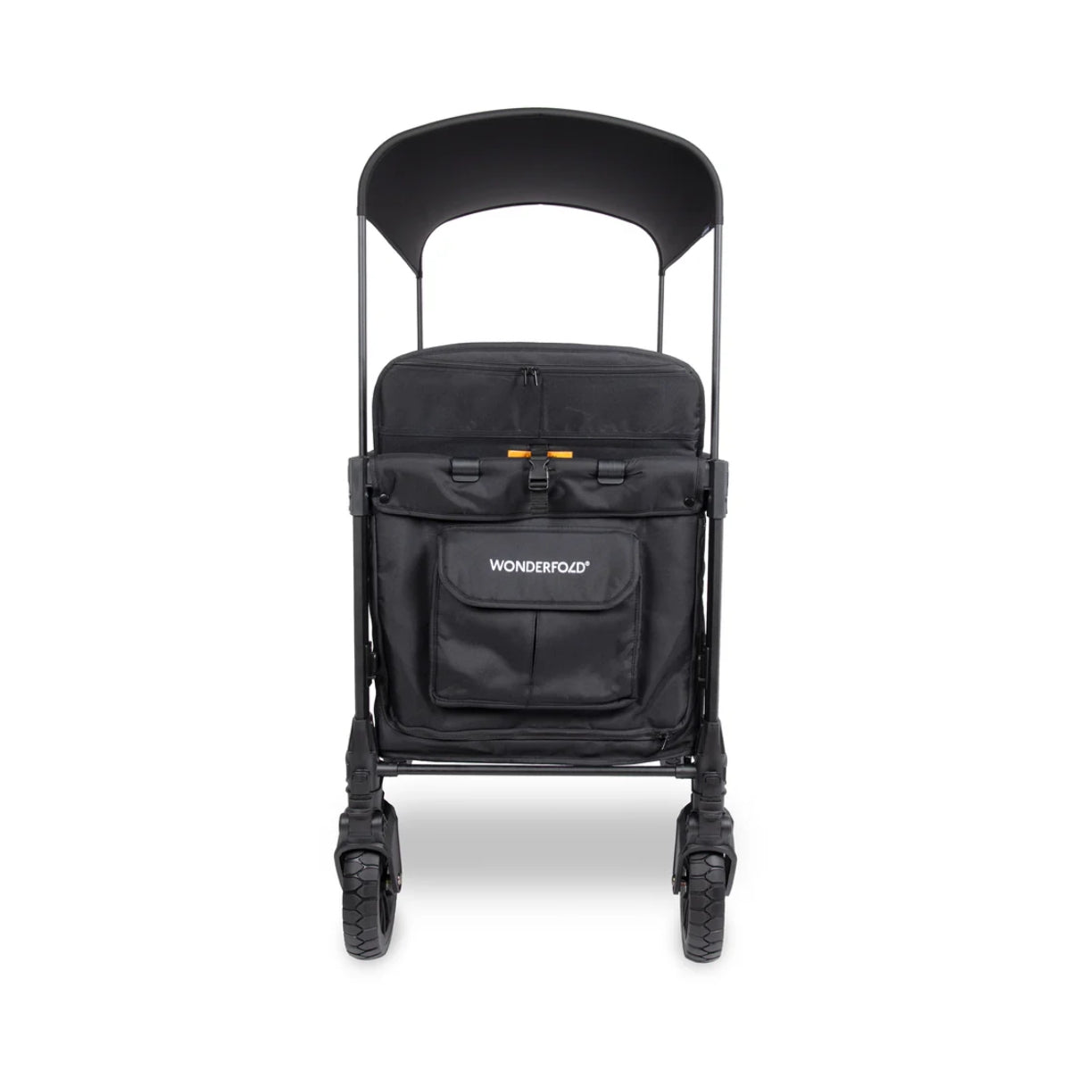 Carrinho de bebê WonderFold W4 Luxe Pro (4 lugares) - Jet Black