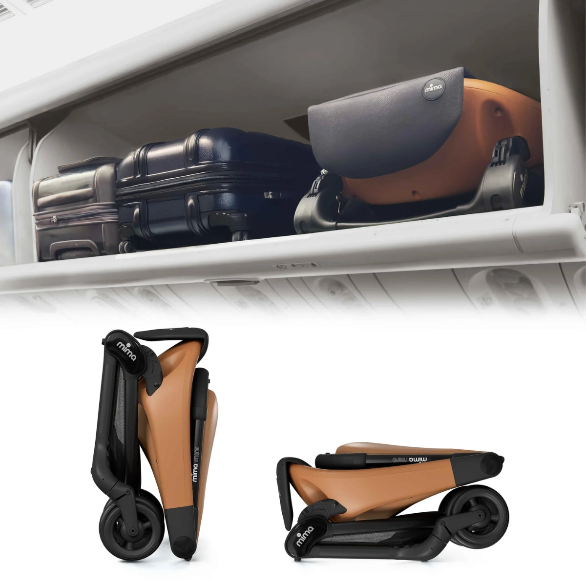 Carrinho de Bebê Mima® Miro - Creme Mocha