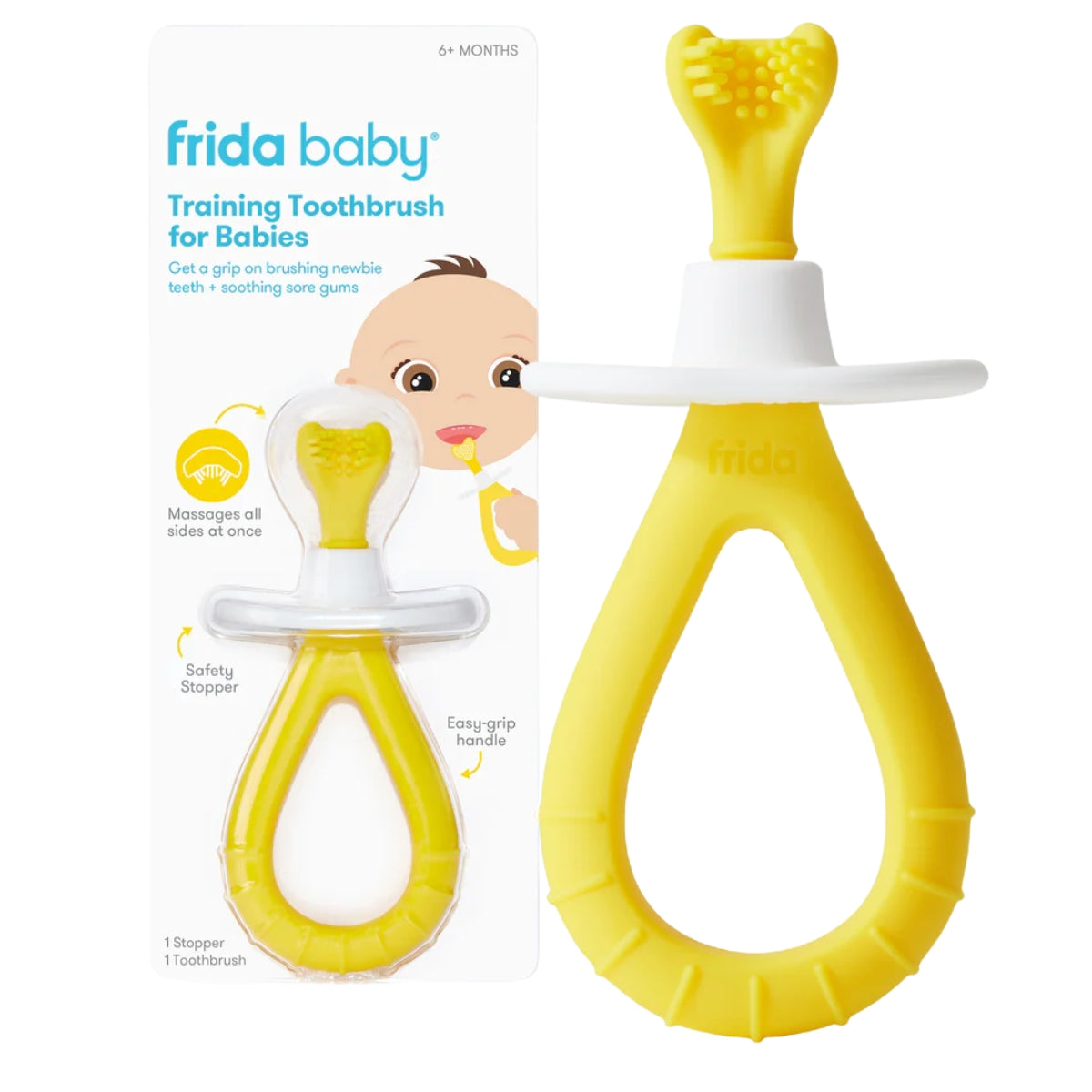 Escova de dentes de treinamento Fridababy para bebês