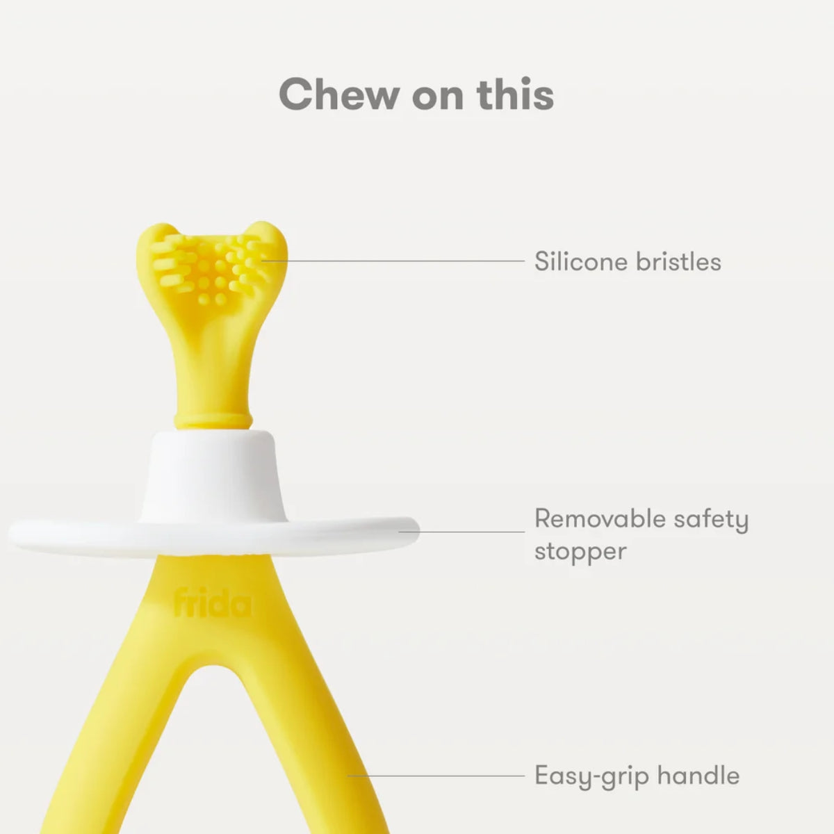 Escova de dentes de treinamento Fridababy para bebês