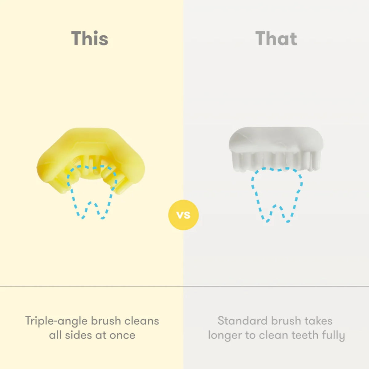 Escova de dentes de treinamento Fridababy para bebês