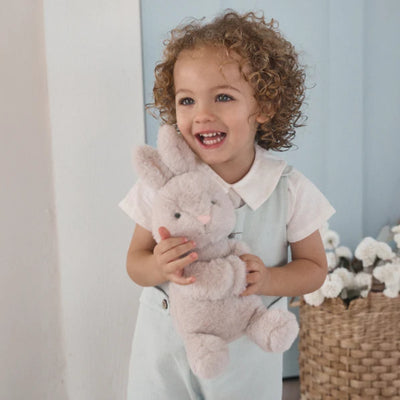 Conjunto de pelúcia elegante Baby Mama + Baby Bunny