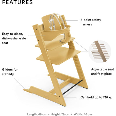 Cadeira alta Stokke Tripp Trapp - Amarelo Girassol
