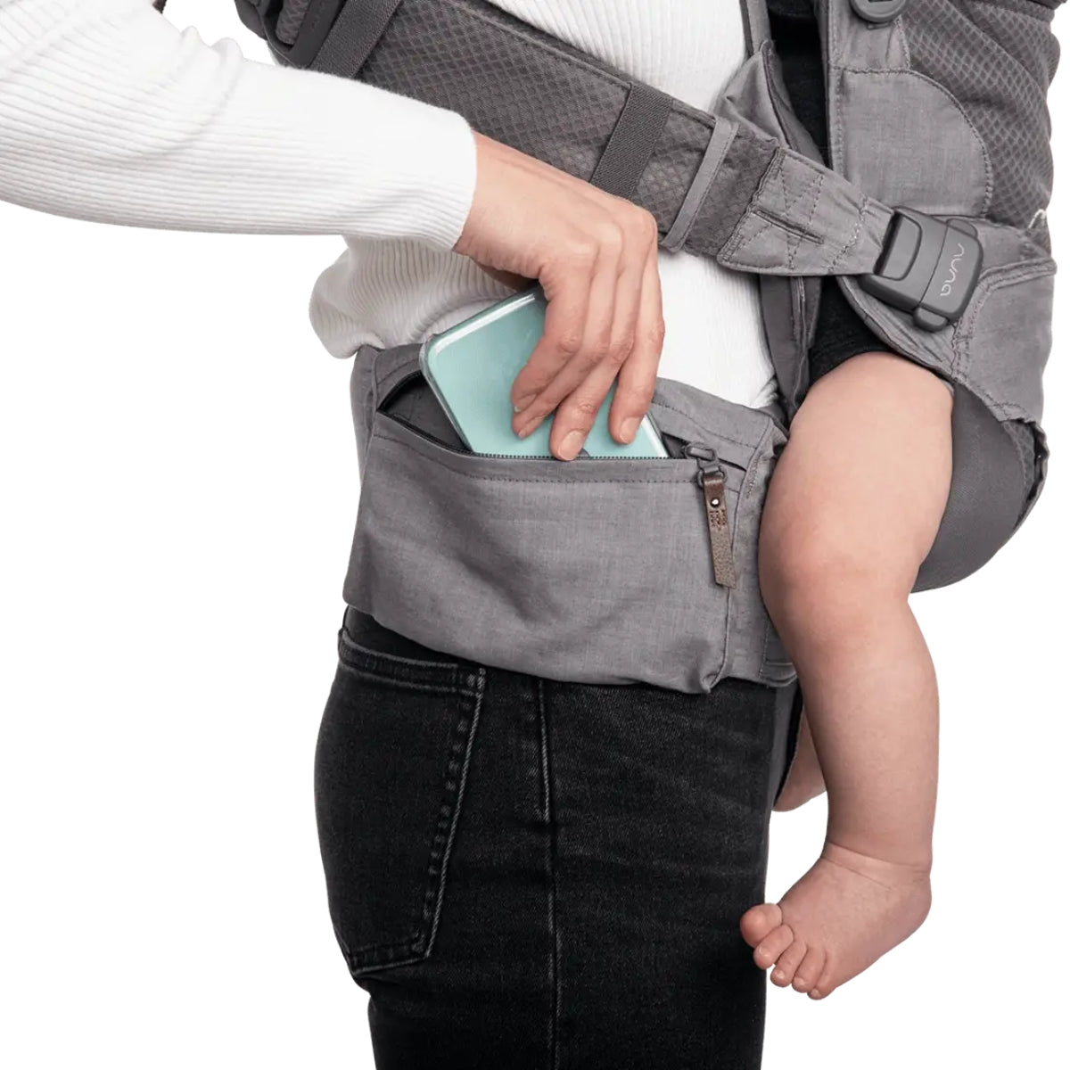Canguru Nuna Cudl 4 em 1 Softened Denim