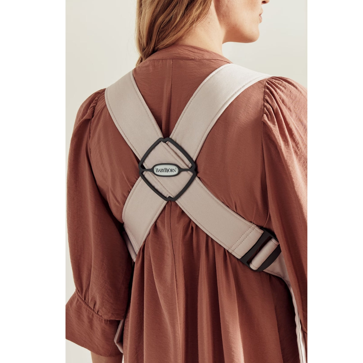Canguru BabyBjörn Mini 3D Jersey Light beige