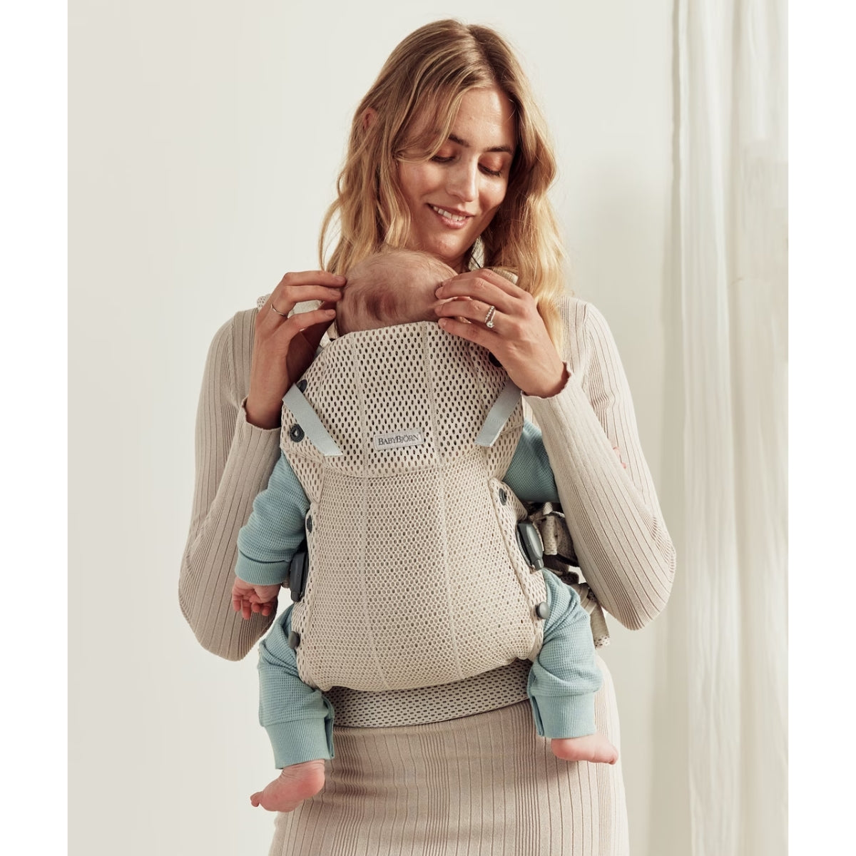 Canguru BabyBjörn Harmony 3D Mesh Cream