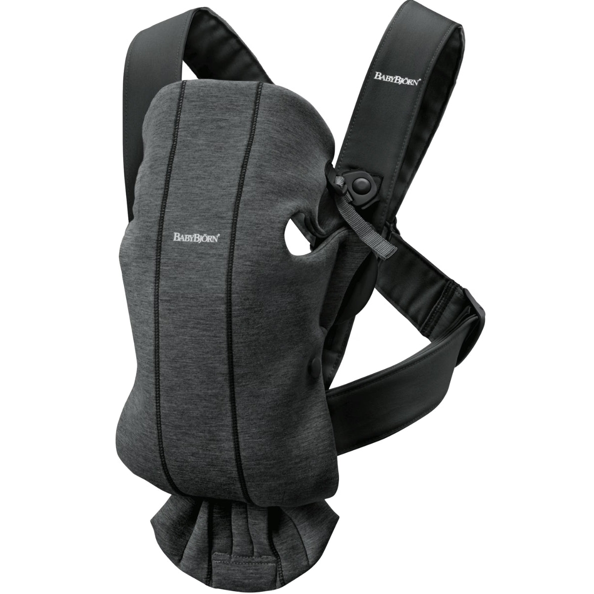 Canguru BabyBjörn Mini 3D Jersey Charcoal Gray