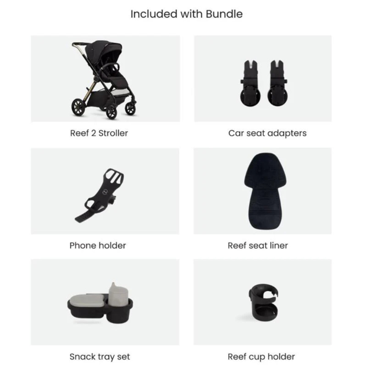 Silver Cross Reef 2 Multi-terrain Modular Stroller and Accessory Bundle Special Edition - Espresso