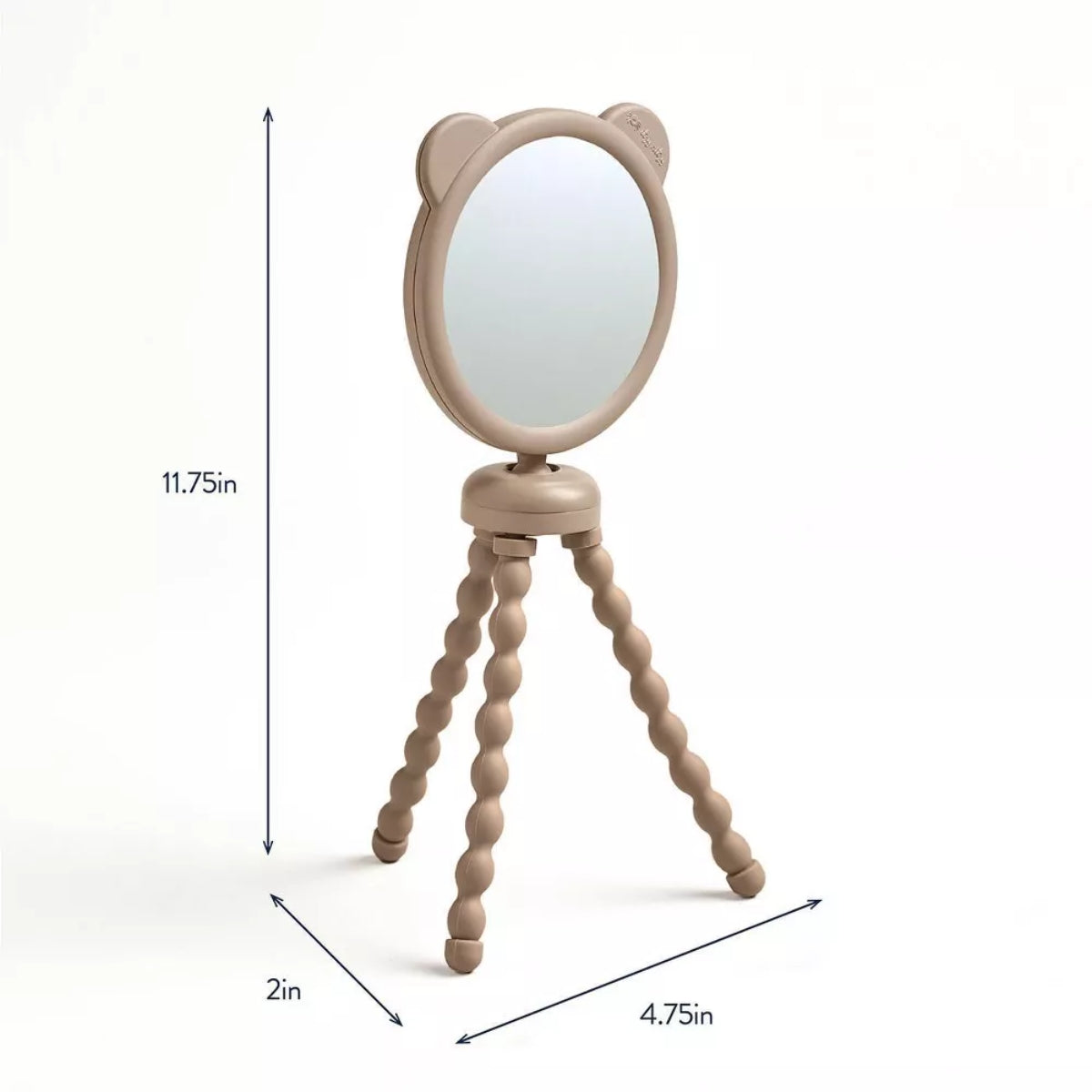 Espelho para carrinho Itzy Ritzy Itzy Peek com design de fácil fixação - Tan Bear